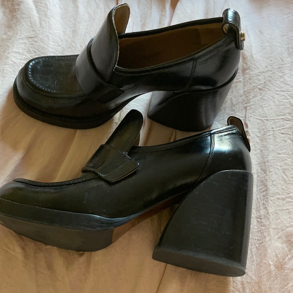 Chloe Chunky Heel Loafers  7
